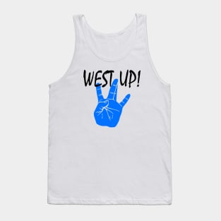 WS UP! blue 3 Tank Top